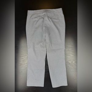 Dalia Checkered dress pants, 3/4 length, women’s size 10, black and white